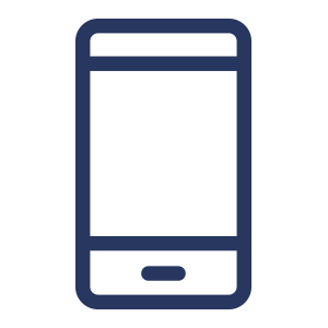 Authentizierung per SMS-Code erforderlich Icon Smartphone