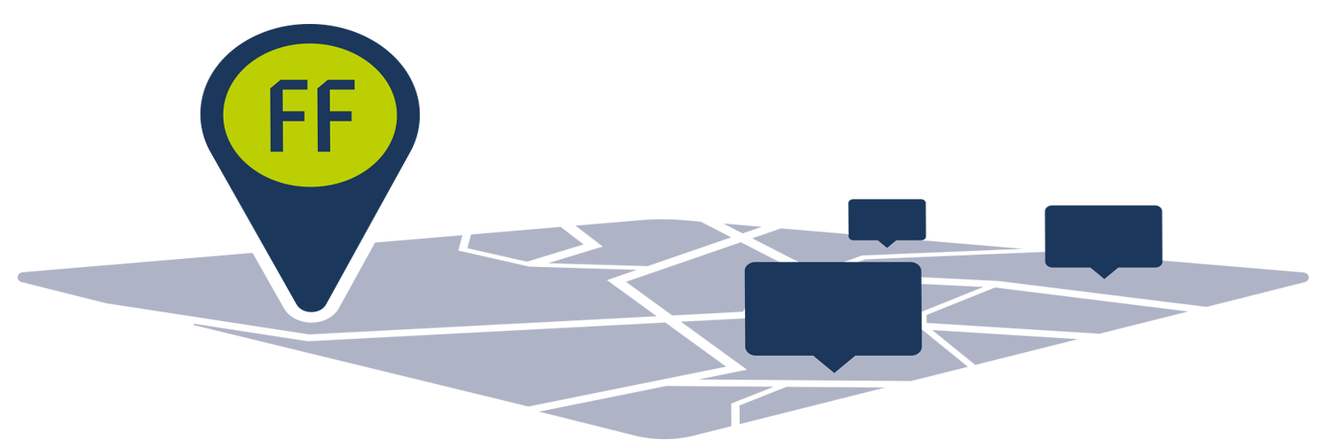PROFFILE Maps - Arbeitgeberkarte mit Jobs Key Icon von PROFFILE Maps
