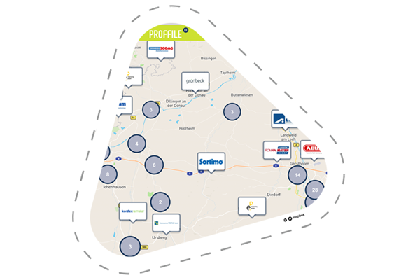 PROFFILE Maps Karte PROFFILE Maps Karte