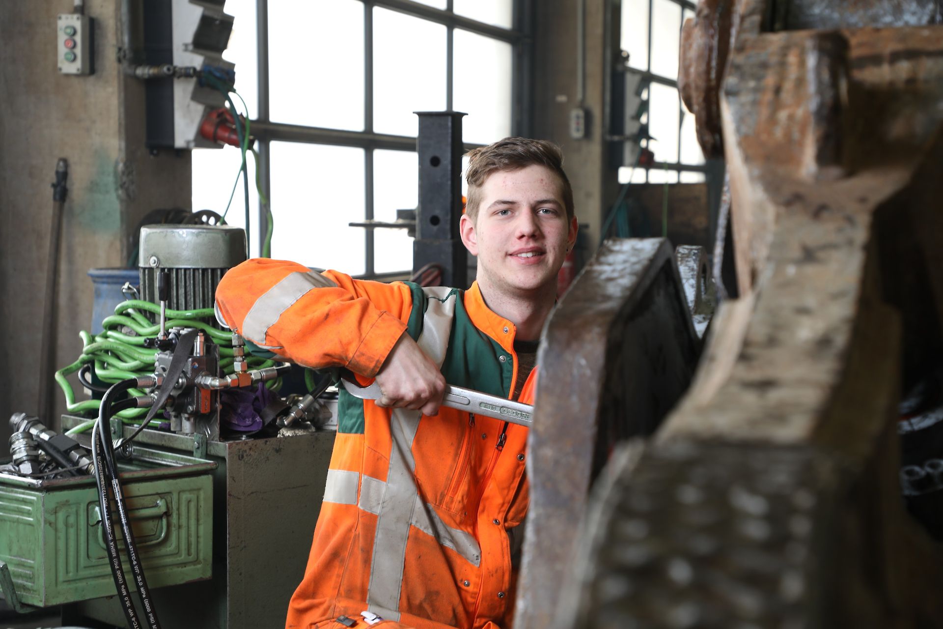 Simon Dreier, Auszubildender bei der Max Wild GmbH Simon Dreier, Auszubildender bei der Max Wild GmbH über die Ausbildung zum Land- und Baumaschinenmechatroniker