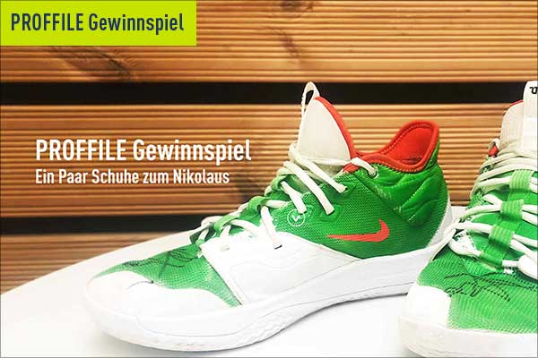 Gewinnspiel 2020 - Basketballschuhe von Per Günther PROFFILE Gewinnspiel