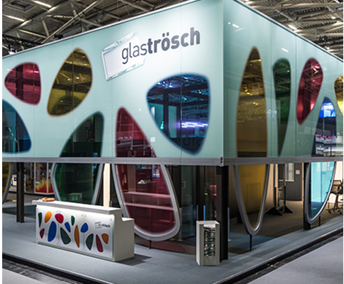 Messestand der Firma GlasTrösch Messestand der Firma GlasTrösch