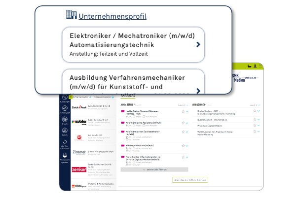 Unternehmensprofil mit Vakanzen Unternehmensprofil mit Vakanzen