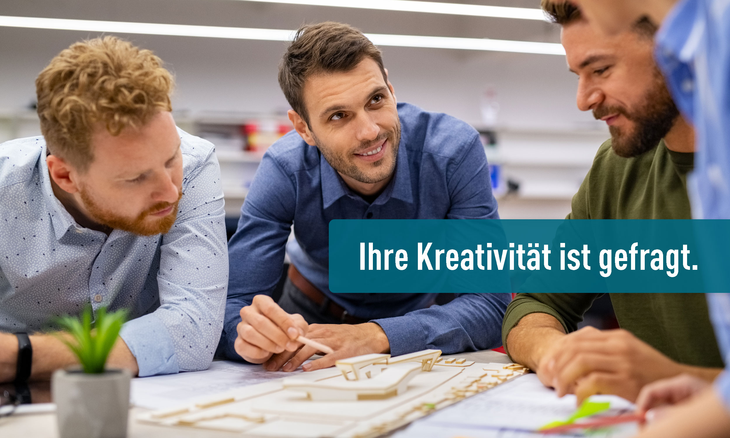 Starten Sie Ihre kreative Zukunft in der Leitung Architektenberatung Team Meeting kreativ