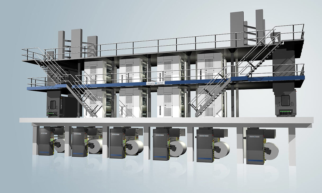 Zeitungsdruckmaschine