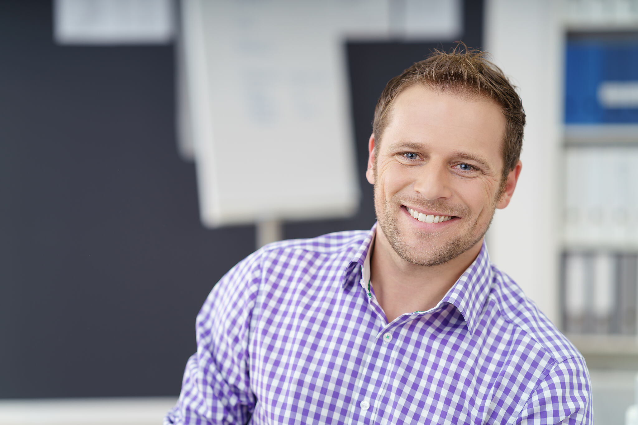 Smiling,Happy,Confident,Businessman,Looking,At,The,Camera,With,A