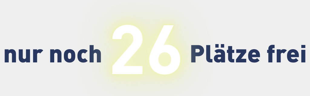 nur noch Plätze frei (1)